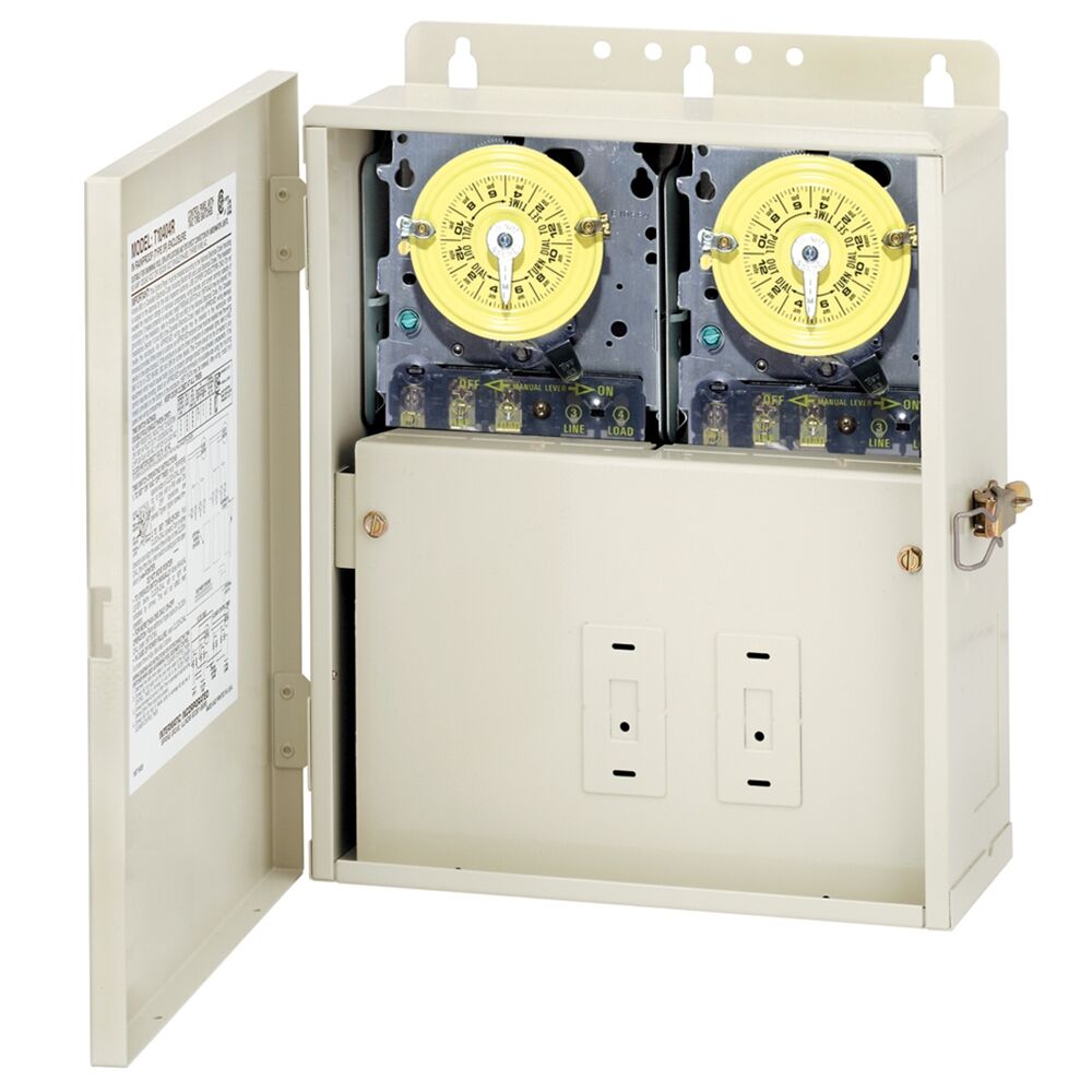 Intermatic dual timer pool control panel