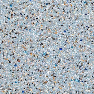 StoneScapes Puerto Rico Blend Large Aqua Blue Large manufacturer finish sample