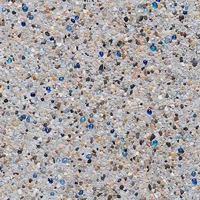 StoneScapes Puerto Rico Blend Large Caribbean Blue Large manufacturer finish sample