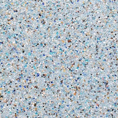 StoneScapes Puerto Rico Blend Small Aqua Blue Small manufacturer finish sample