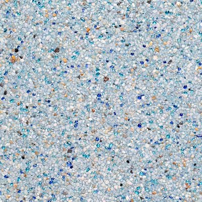 StoneScapes Puerto Rico Blend Small Aqua White Small manufacturer finish sample