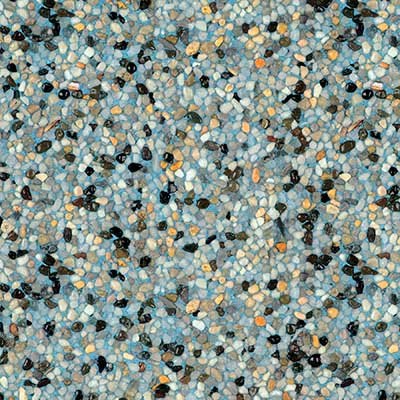 StoneScapes Regular Pebbles Aqua Blue manufacturer finish sample