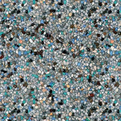 StoneScapes Regular Pebbles Tropics Blue manufacturer finish sample